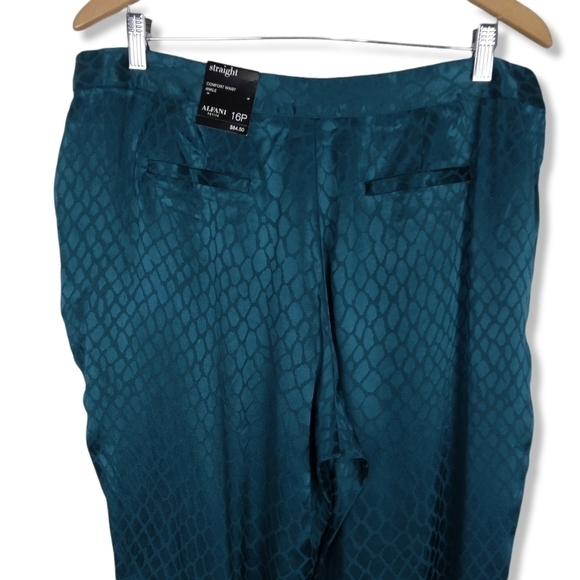 NWT Alfani Plus Size Straight Pant - Picture 6 of 9